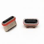 SMT USB Type-C 6P IPX7 Waterproof Connector